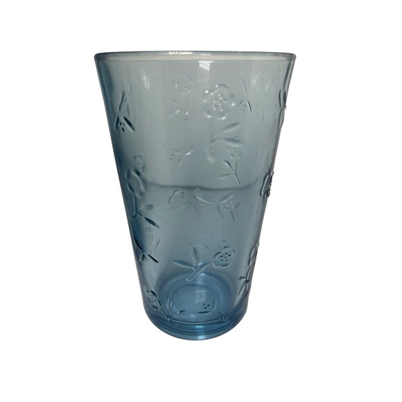 Set of (2) Anchor Hocking SAVANNAH Blue 18 oz Iced Tea Cooler Glasses 5 7/8" - Picture 3 of 16